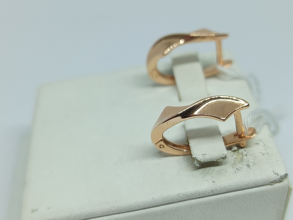 СЕРЬГИ БЕЗ КАМНЯ (Au 585)