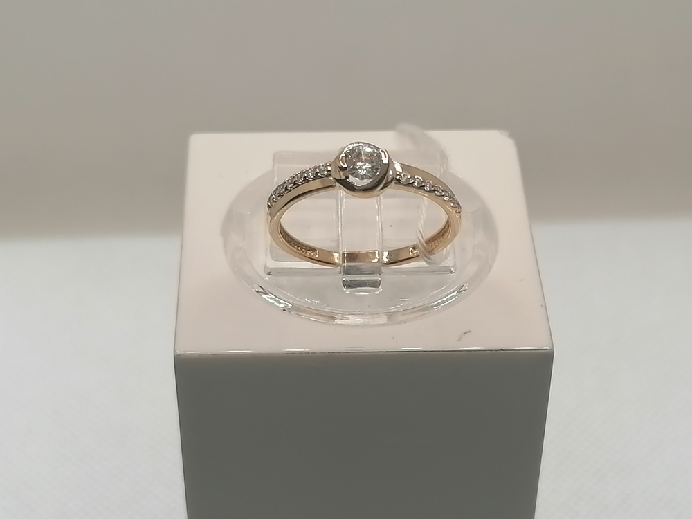 КОЛКМИ585 КОЛЬЦО С КАМНЯМИ (Au 585)