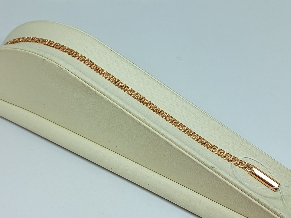 БРАСЛЕТ ПОЛНОВЕСНЫЙ Бисмарк арбский (Au 585)