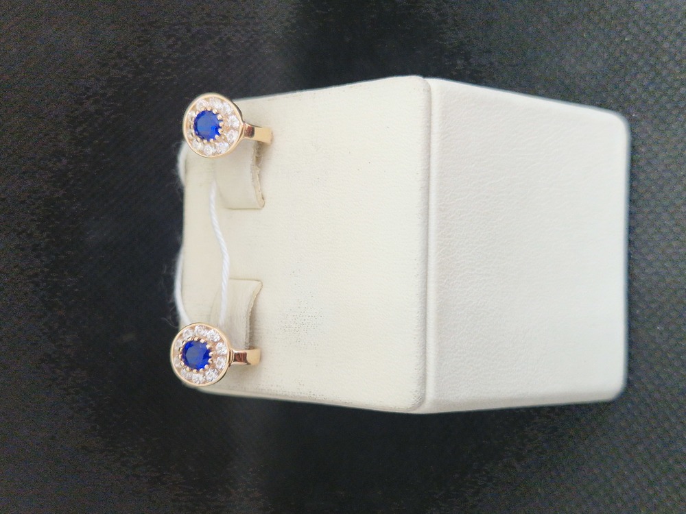 СЕРЬГИ С КАМНЯМИ (Au 585)