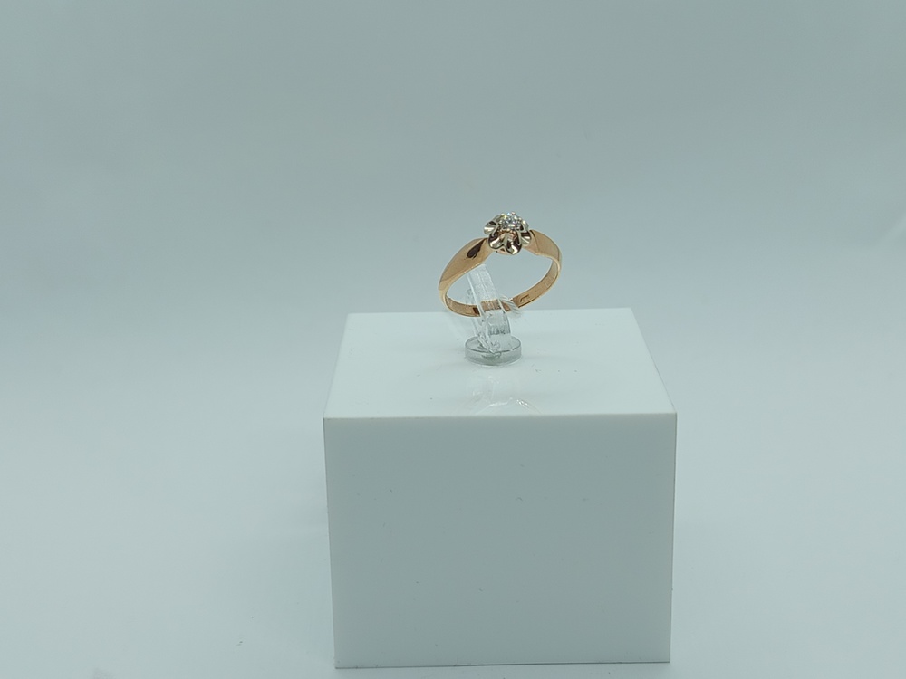 КОЛЬЦО БРИЛЛИАНТ Au 585