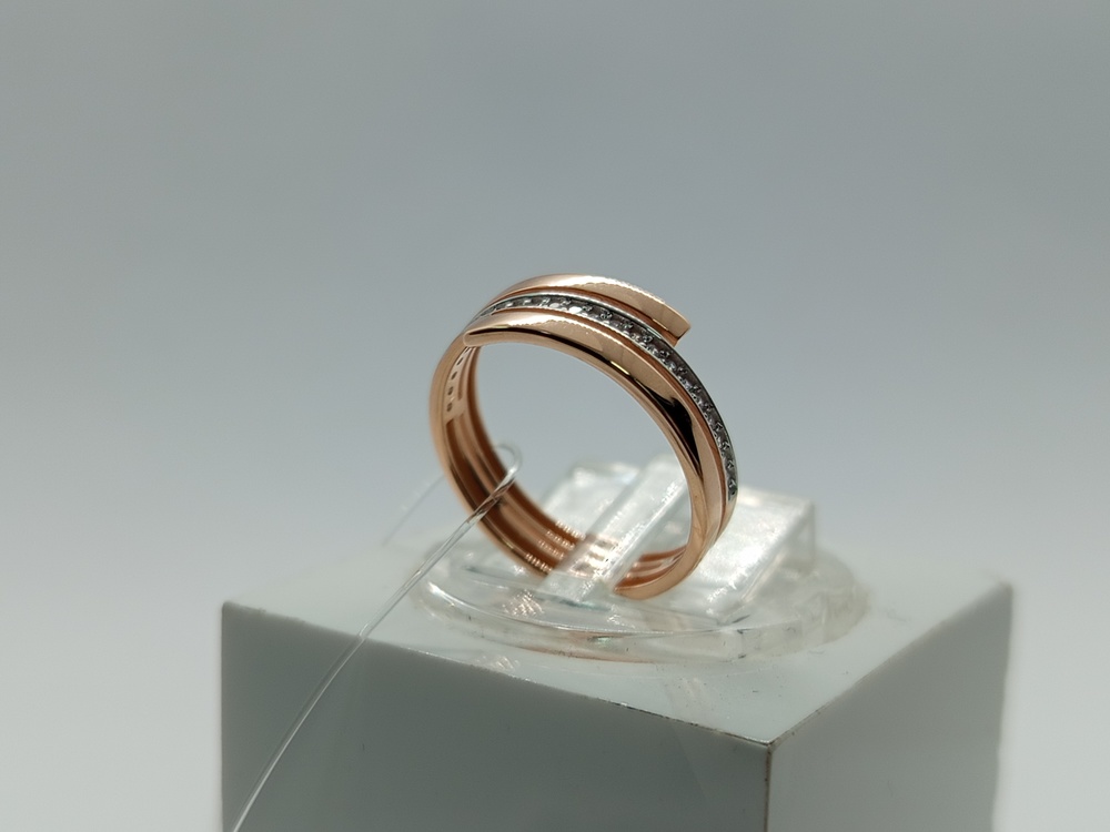 КОЛЬЦО С КАМНЯМИ (Au 585) КОЛЬЦО С КАМНЯМИ (Au 585)