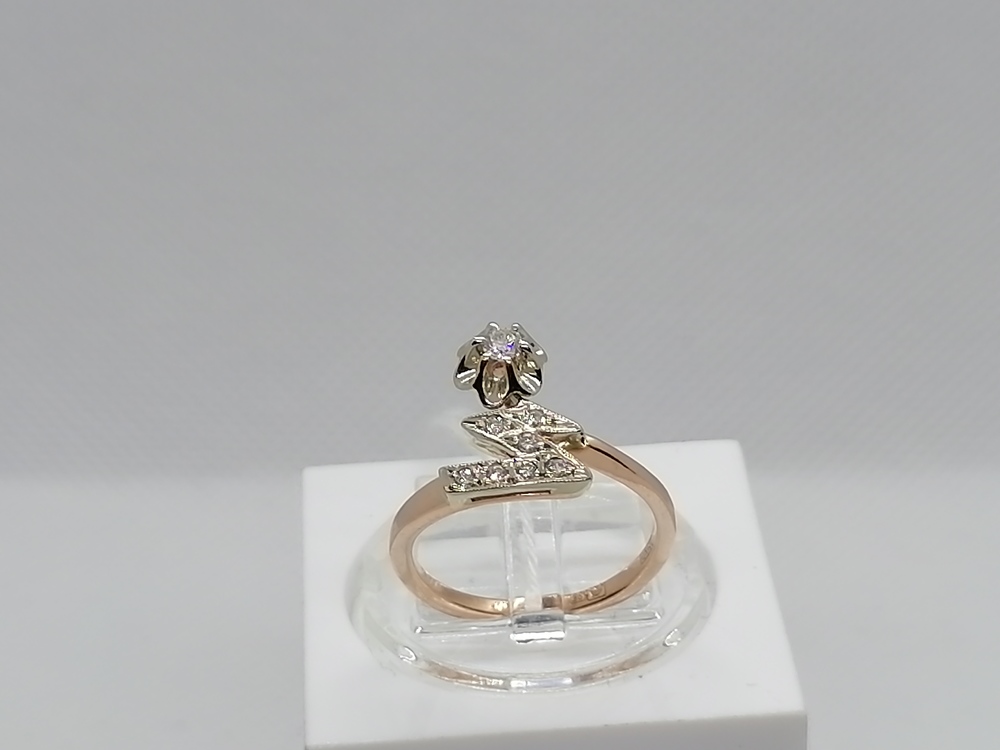 КОЛЬЦО БРИЛЛИАНТ Au 585