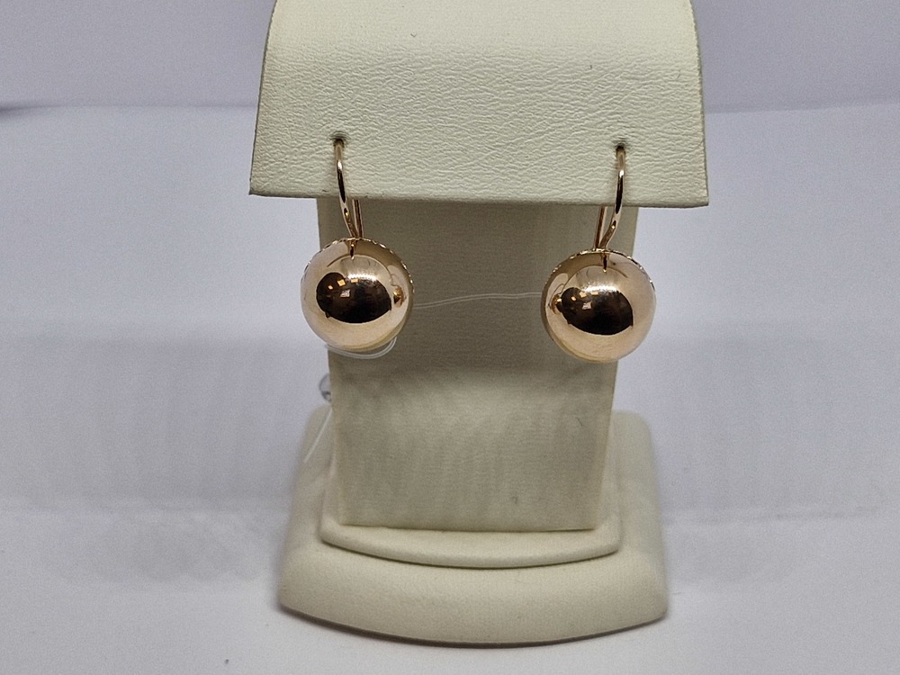 СЕРЬГИ БЕЗ КАМНЯ (Au 585)