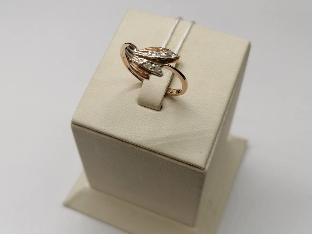 КОЛКМИ585 КОЛЬЦО С КАМНЯМИ (Au 585)