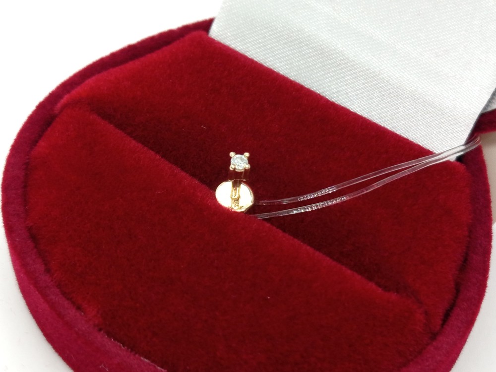 СЕРЬГИ ПУСЕТА бриллиант (Au 585)