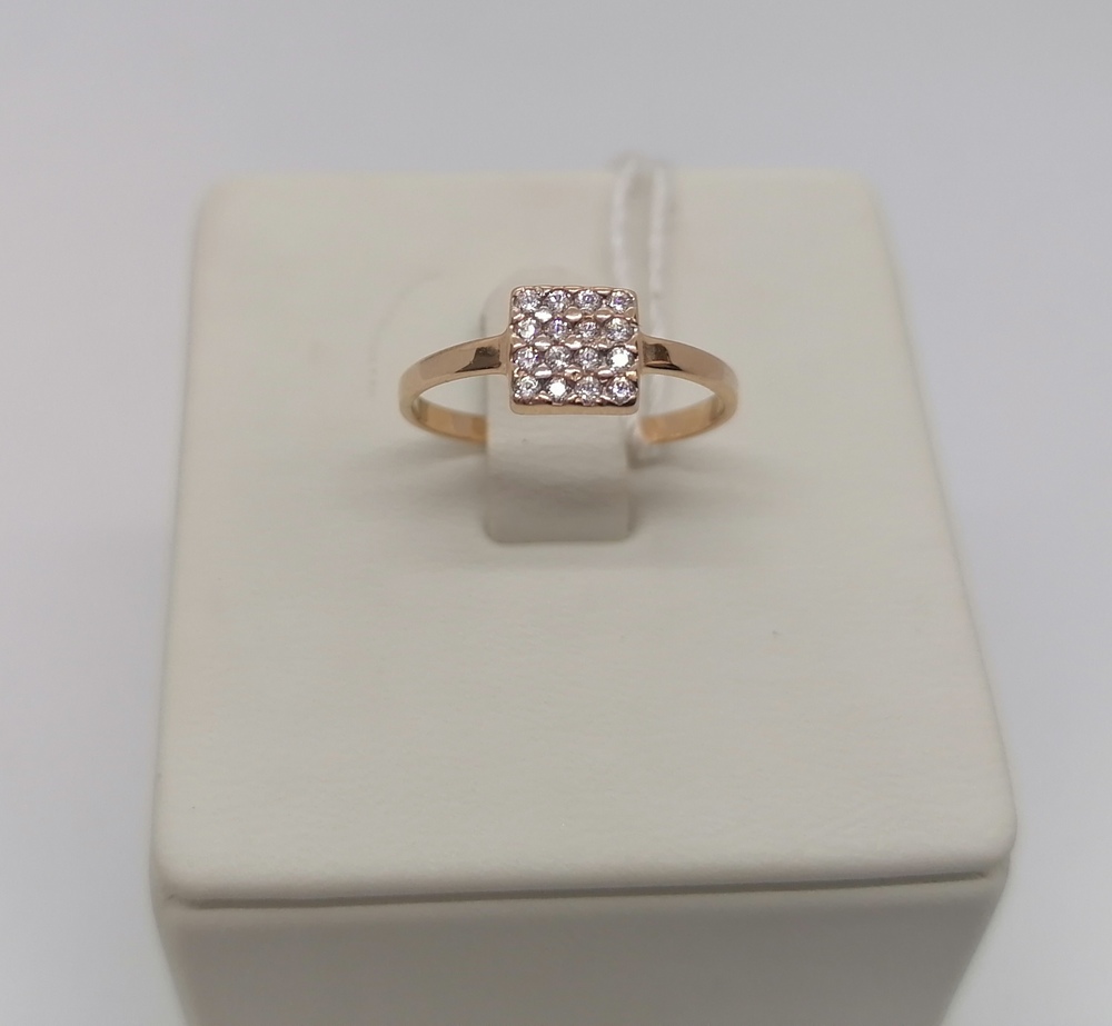 КОЛКМИ585 КОЛЬЦО С КАМНЯМИ (Au 585)