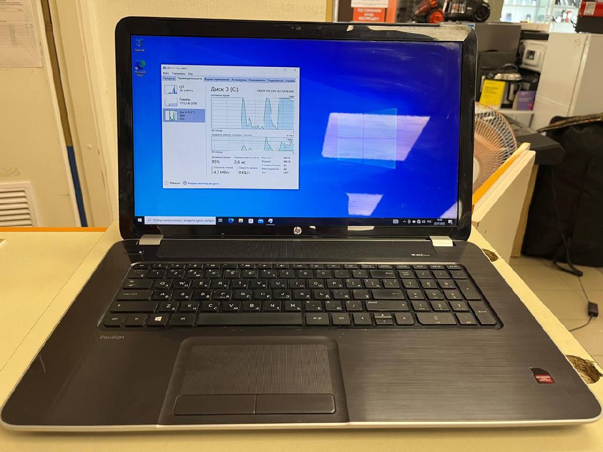 Ноутбук HP x16; A10-4600M, Radeon HD 7660G, 6 Гб, Нет, 750 Гб