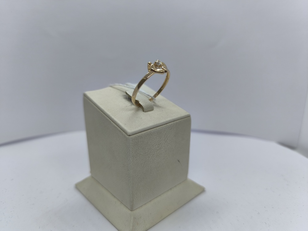 КОЛКМ585 КОЛЬЦО С КАМНЕМ (Au 585)