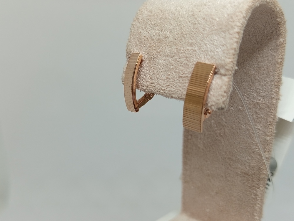 СЕРЬГИ БЕЗ КАМНЯ (Au 585)