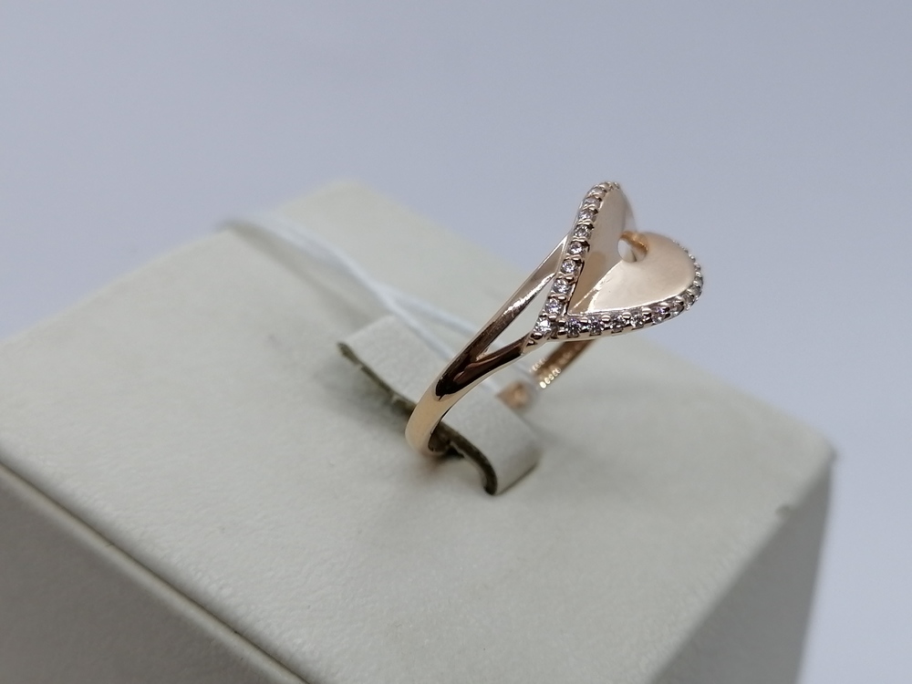 КОЛКМИ585 КОЛЬЦО С КАМНЯМИ (Au 585)