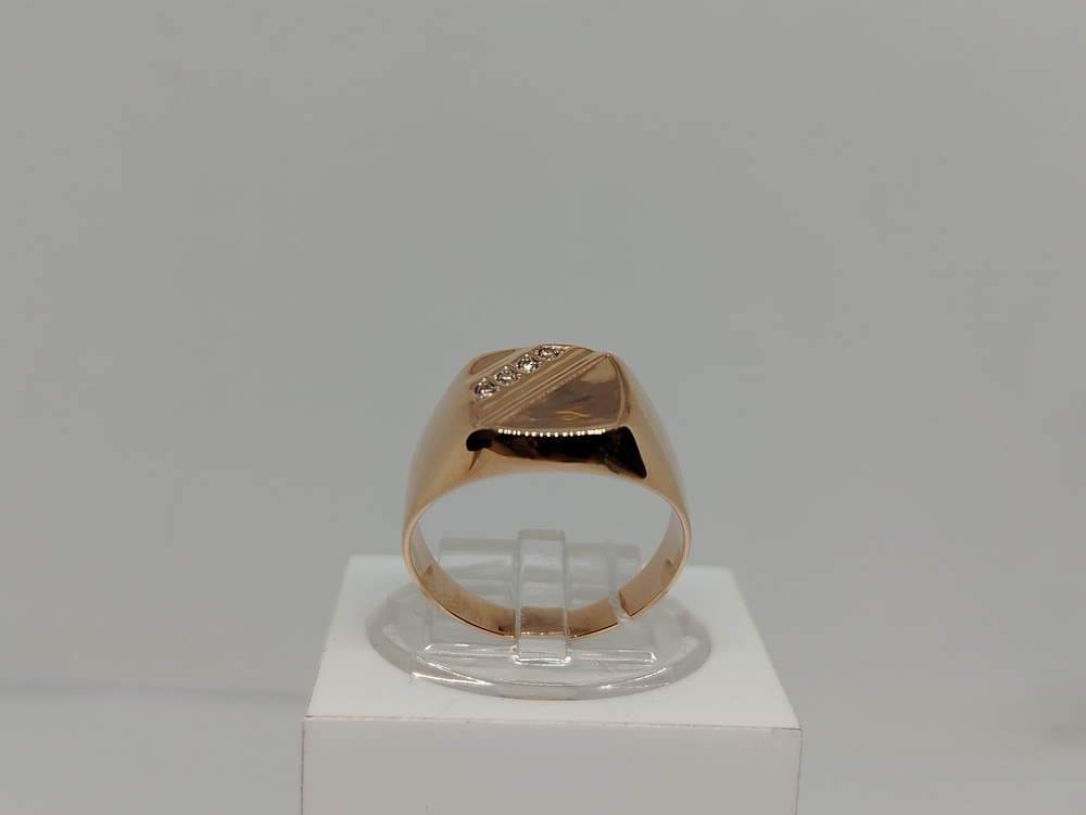 ПЕЧКМИ585 ПЕЧАТКА С КАМНЯМИ (Au 585)