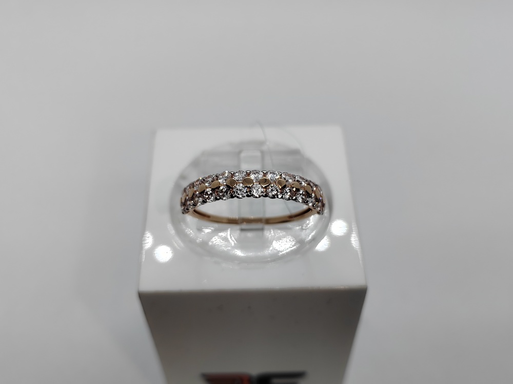 КОЛЬЦО С КАМНЯМИ (Au 585) КОЛЬЦО С КАМНЯМИ (Au 585)