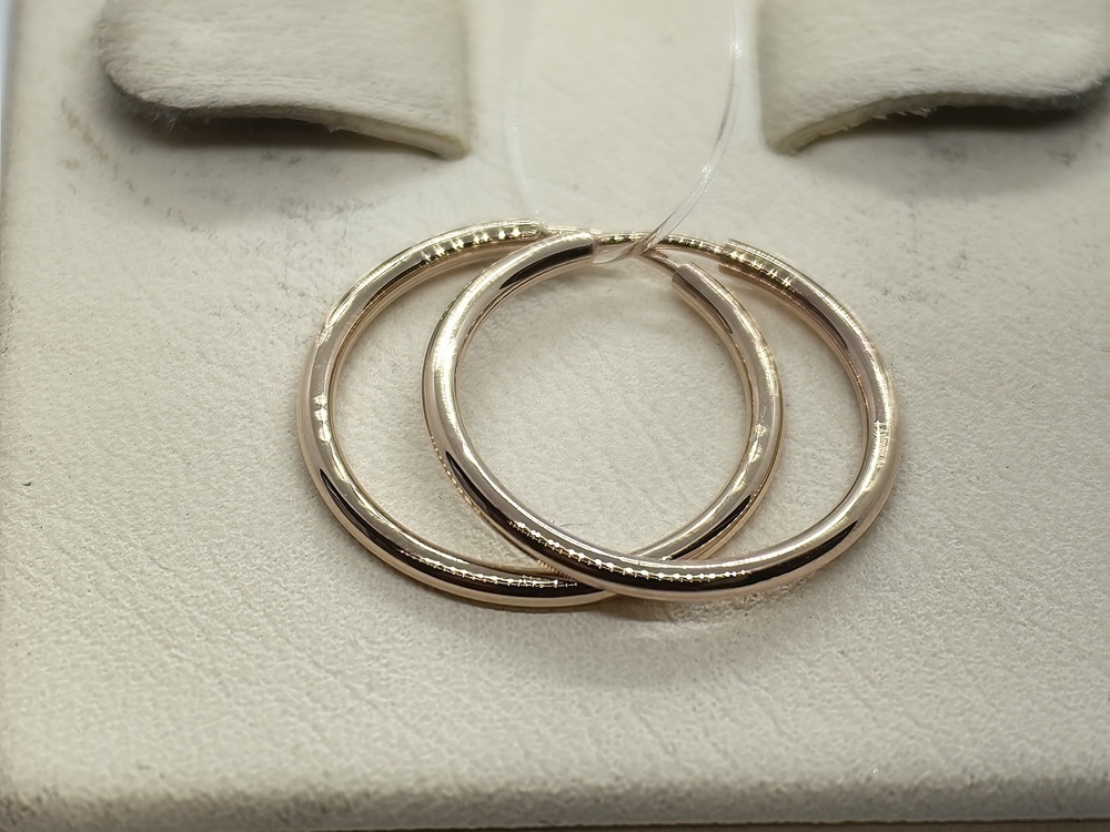 СЕРЬГИ КОНГО без камня (Au 585)