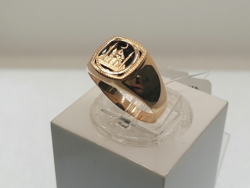 ПЕЧАТКА С КАМНЕМ (Au 585)