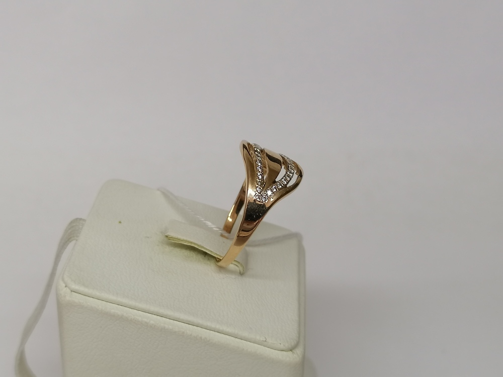 КОЛКМИ585 КОЛЬЦО С КАМНЯМИ (Au 585)
