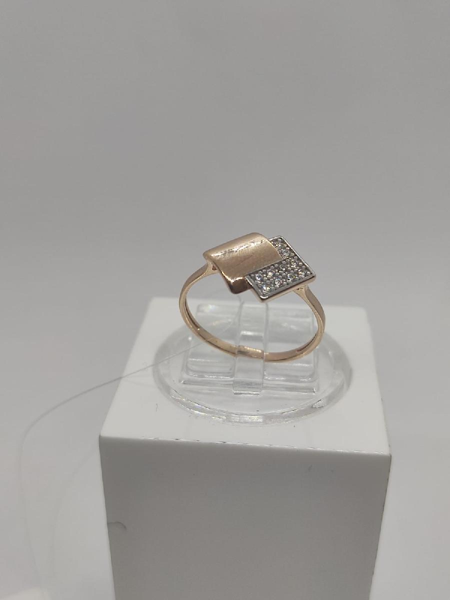 КОЛЬЦО С КАМНЯМИ (Au 585)