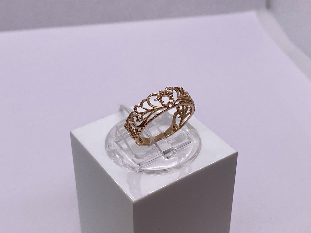 КОЛБКМ585 КОЛЬЦО БЕЗ КАМНЯ (Au 585)