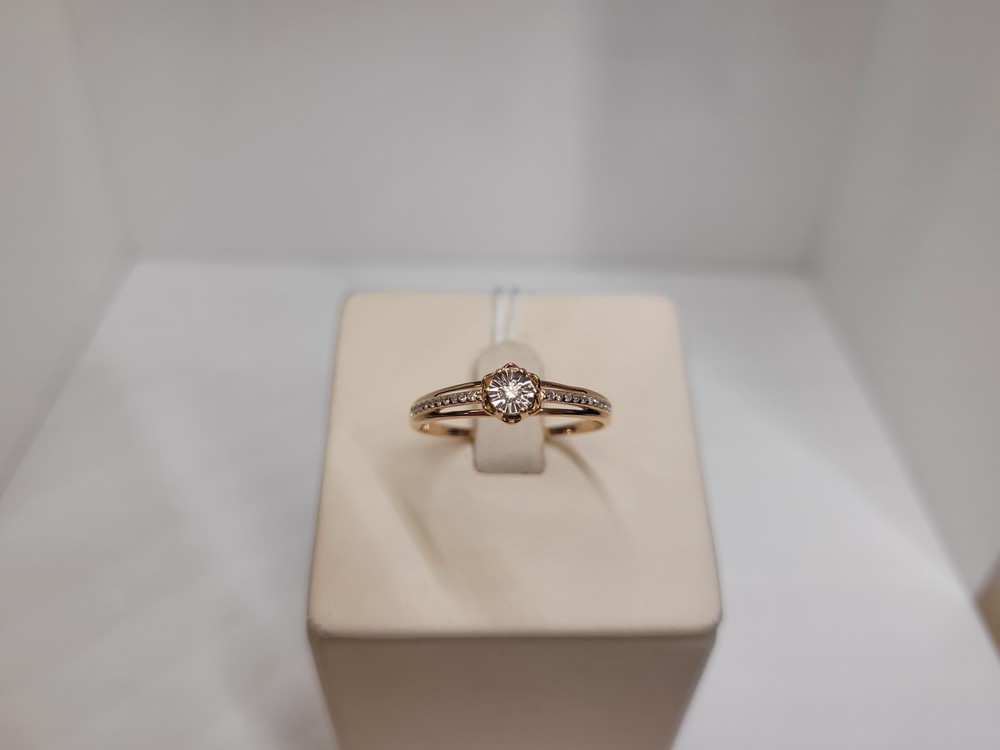 КОЛЬЦО БРИЛЛИАНТ Au 585