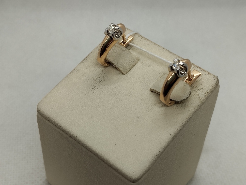 СЕРЬГИ БРИЛЛИАНТ (Au 585)