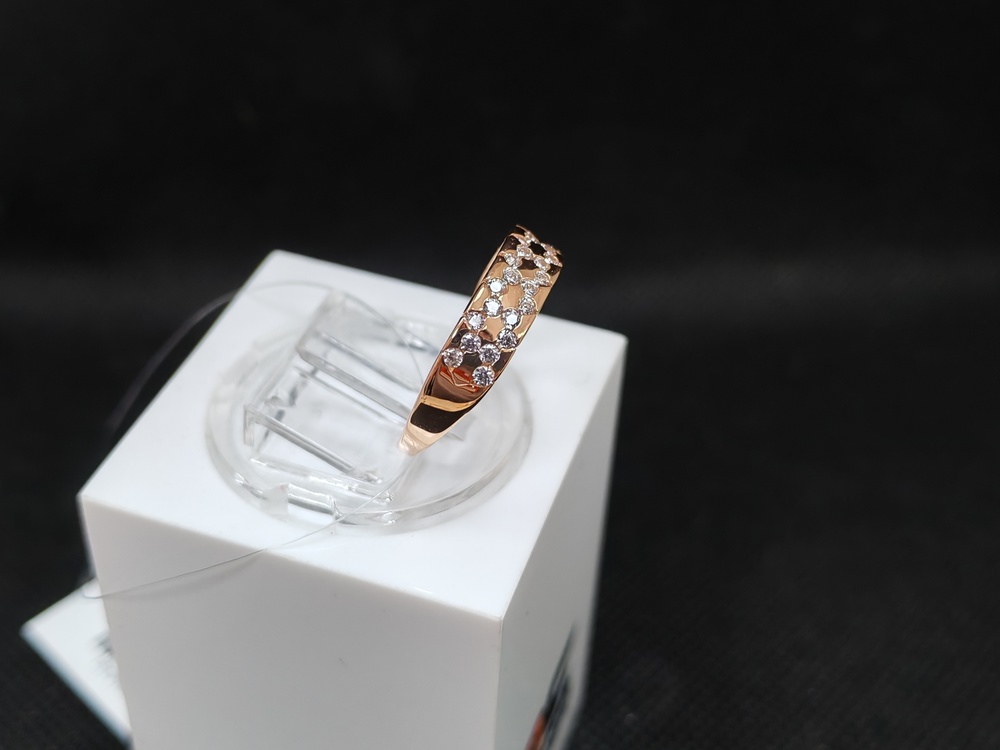 КОЛЬЦО С КАМНЯМИ (Au 585)