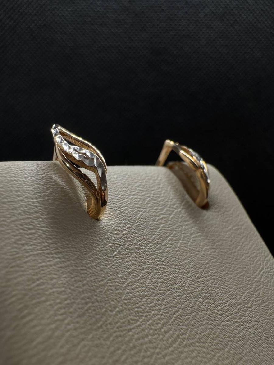 СЕРЬГИ БЕЗ КАМНЯ (Au 585)