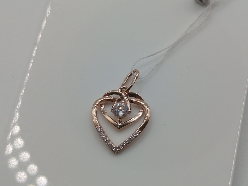 ПОДКМИ585 ПОДВЕСКА С КАМНЯМИ (Au 585)