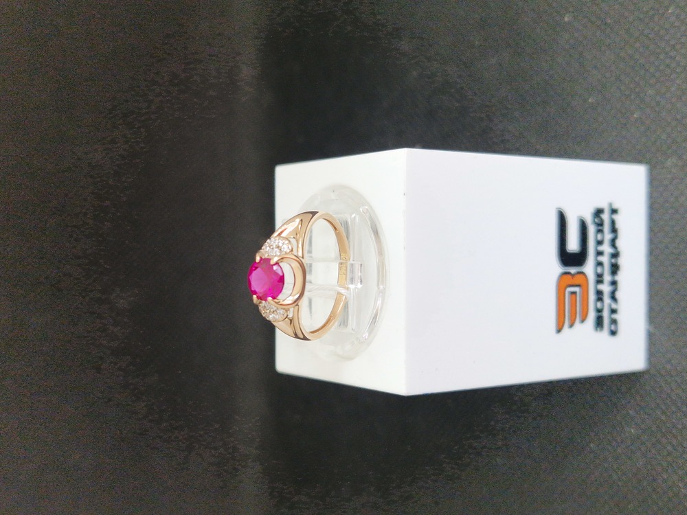 КОЛКМИ585 КОЛЬЦО С КАМНЯМИ (Au 585)