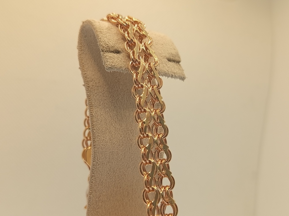 БРАСЛЕТ ПУСТОТЕЛЫЙ Кардинал (Au 585)