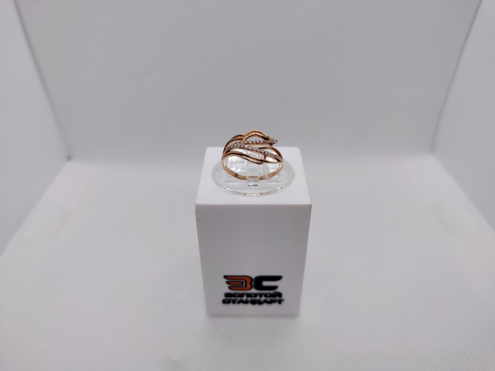 КОЛКМИ585 КОЛЬЦО С КАМНЯМИ (Au 585)