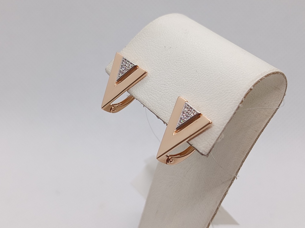 01-217432 СЕРЬГИ С КАМНЯМИ (Au 585)