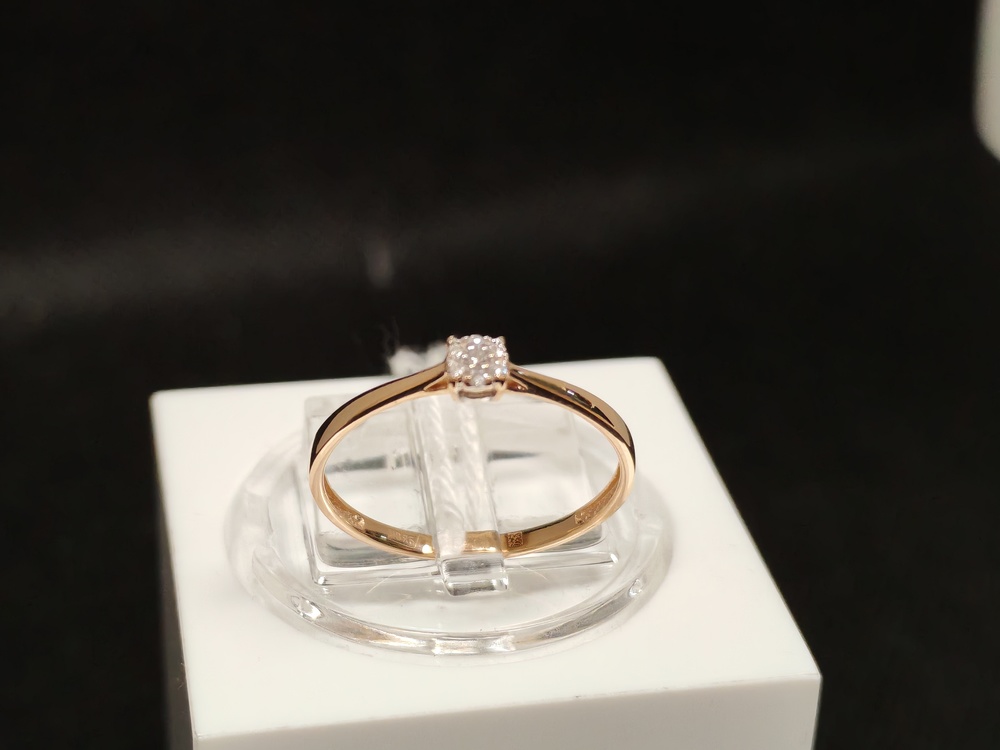 КОЛЬЦО БРИЛЛИАНТ Au 585