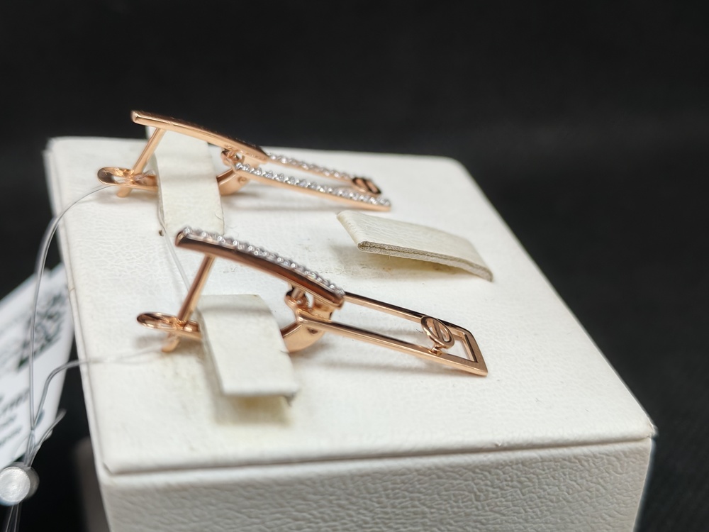 СЕРЬГИ С КАМНЯМИ (Au 585)