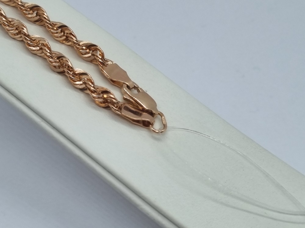 ЦЕПЬ ПУСТОТЕЛАЯ Веревка (Au 585)