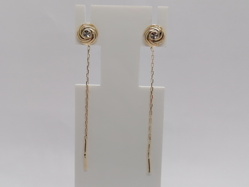 СЕРЬГИ ПРОДЕВКИ без камня (Au 585)