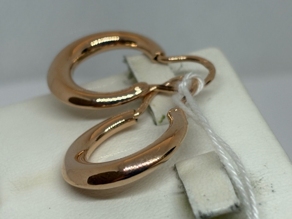 СБКМ583 СЕРЬГИ БЕЗ КАМНЯ (Au 583)