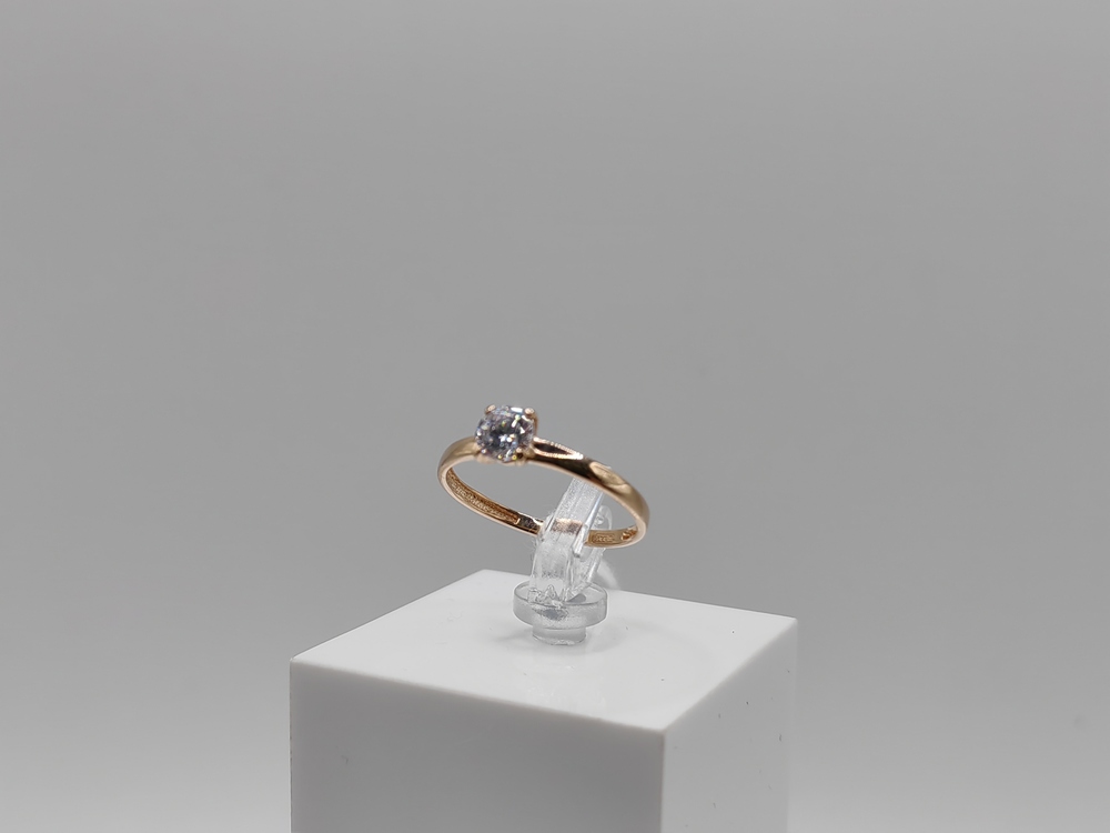 КОЛКМ585 КОЛЬЦО С КАМНЕМ (Au 585)