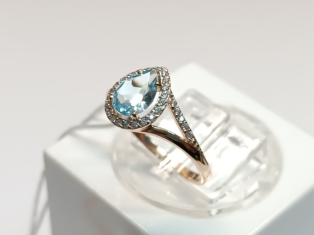 КОЛКМИ585 КОЛЬЦО С КАМНЯМИ (Au 585)