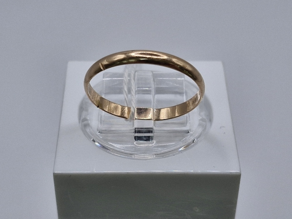 ОКГ3585 ОБРУЧАЛЬНОЕ КОЛЬЦО ГЛАДКОЕ 3 (Au 585)