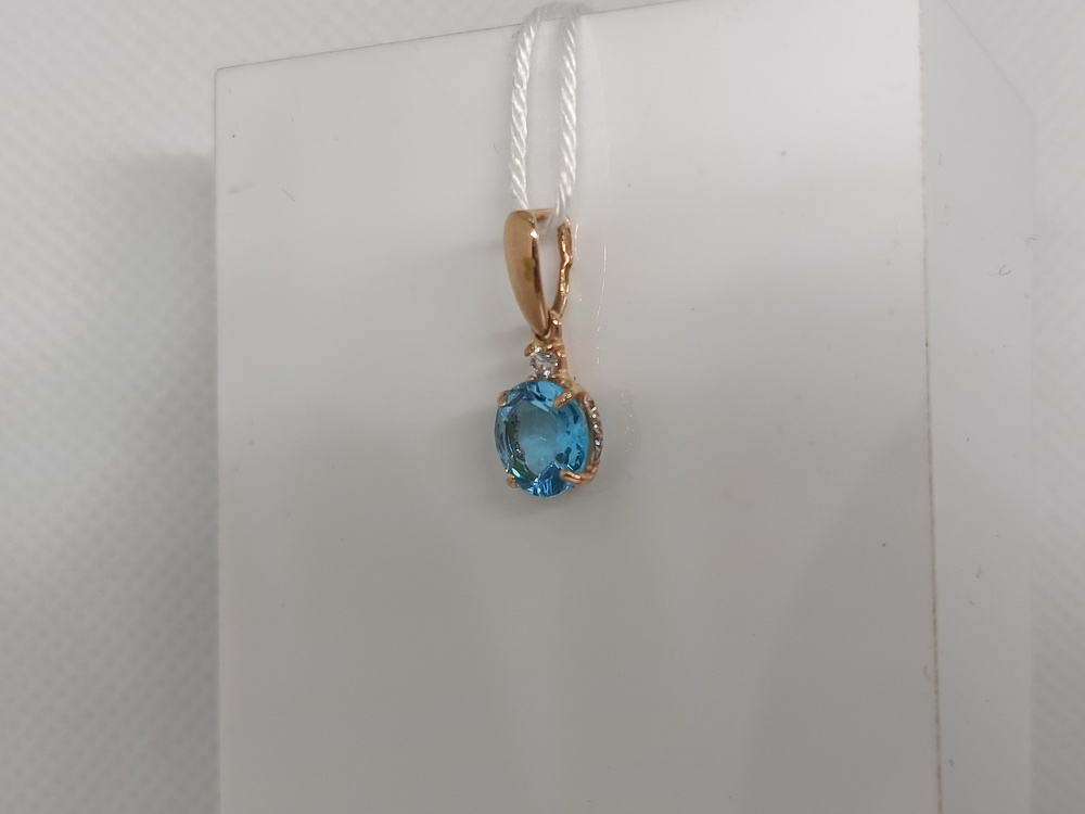 ПОДКМИ585 ПОДВЕСКА С КАМНЯМИ (Au 585) ПОДКМИ585 ПОДВЕСКА С КАМНЯМИ (Au 585)