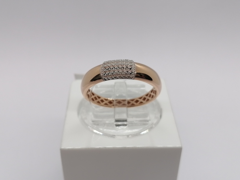 КОЛЬЦО С КАМНЯМИ (Au 585)