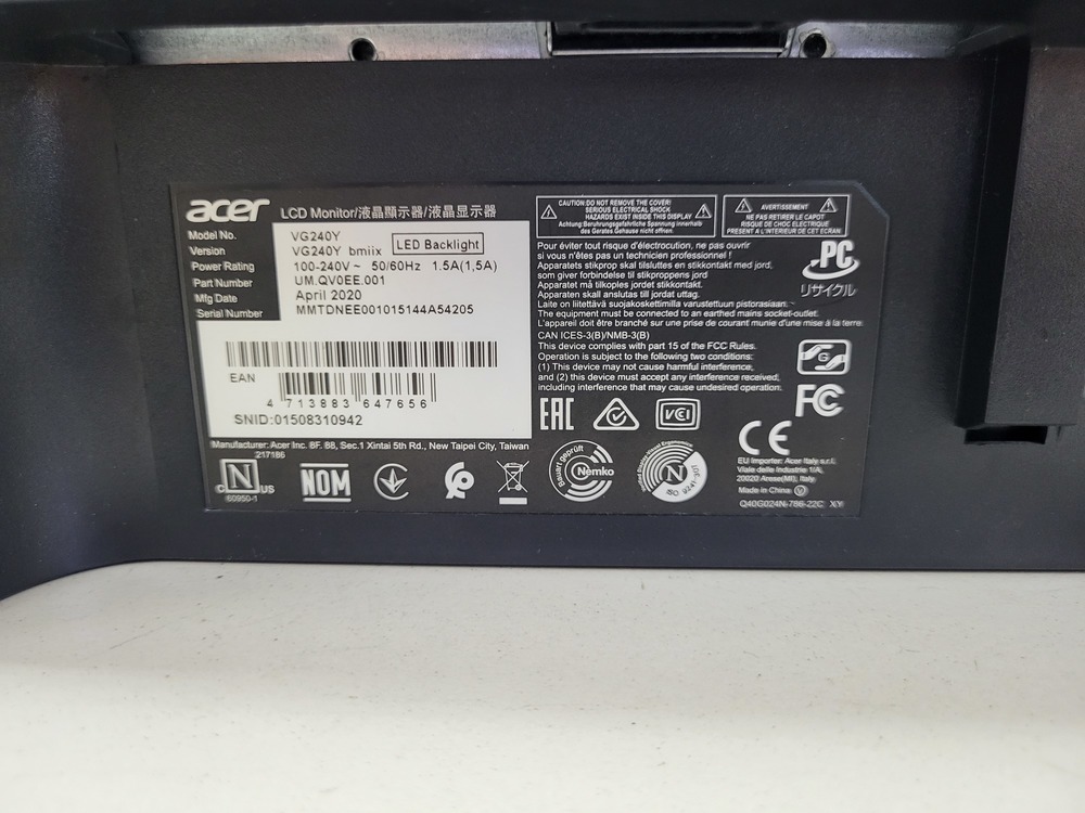 Монитор Acer VG240Y