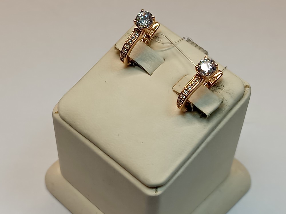 СЕРЬГИ С КАМНЯМИ (Au 585)