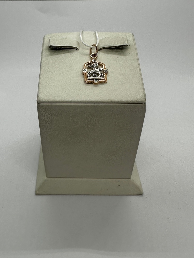 ПОДВЕСКА ИКОНА С КАМНЯМИ (Au 585)