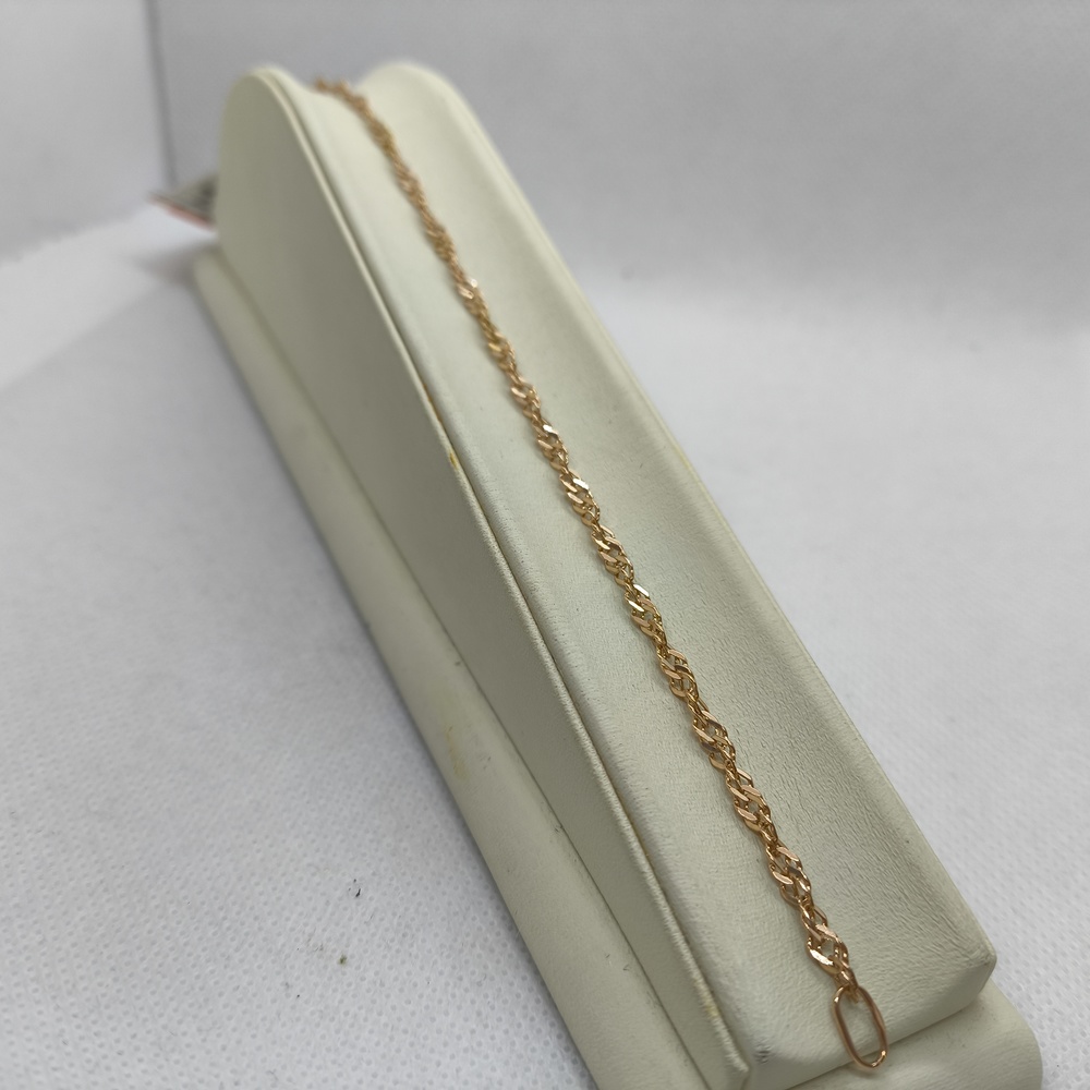 БРАСЛЕТ ПОЛНОВЕСНЫЙ Сингапур Au 585