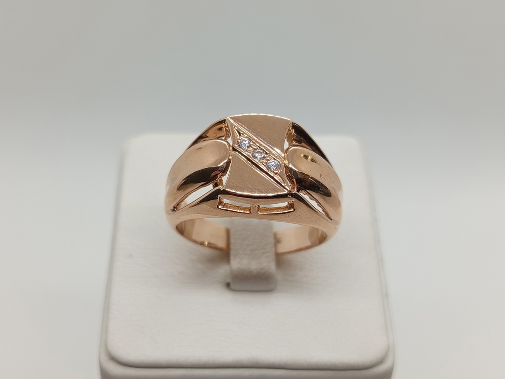 ПЕЧКМИ585 ПЕЧАТКА С КАМНЯМИ (Au 585)