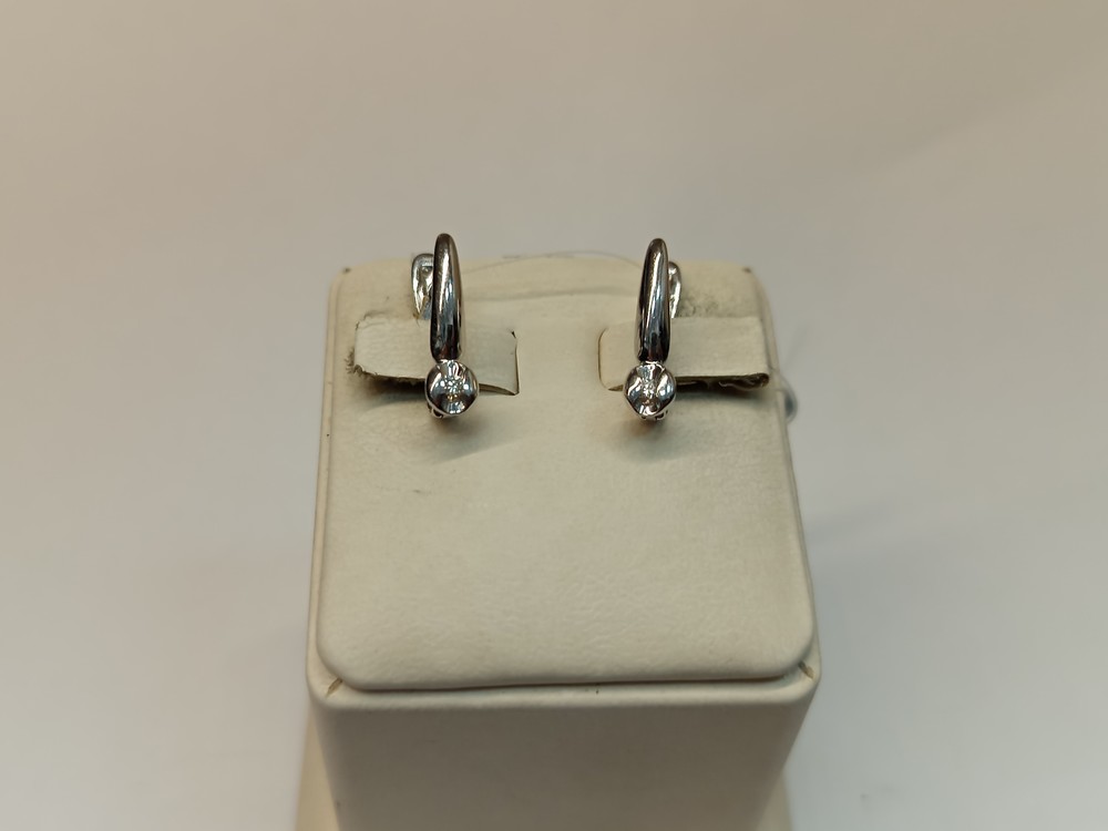 СЕРЬГИ БРИЛЛИАНТ (Ag 925)