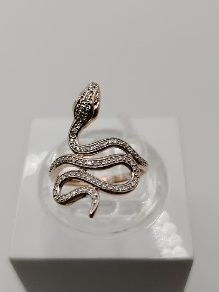 КОЛКМИ585 КОЛЬЦО С КАМНЯМИ (Au 585)