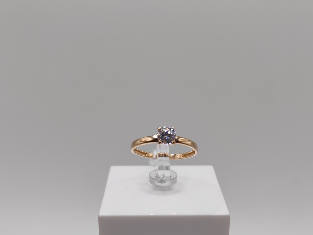 КОЛКМ585 КОЛЬЦО С КАМНЕМ (Au 585)