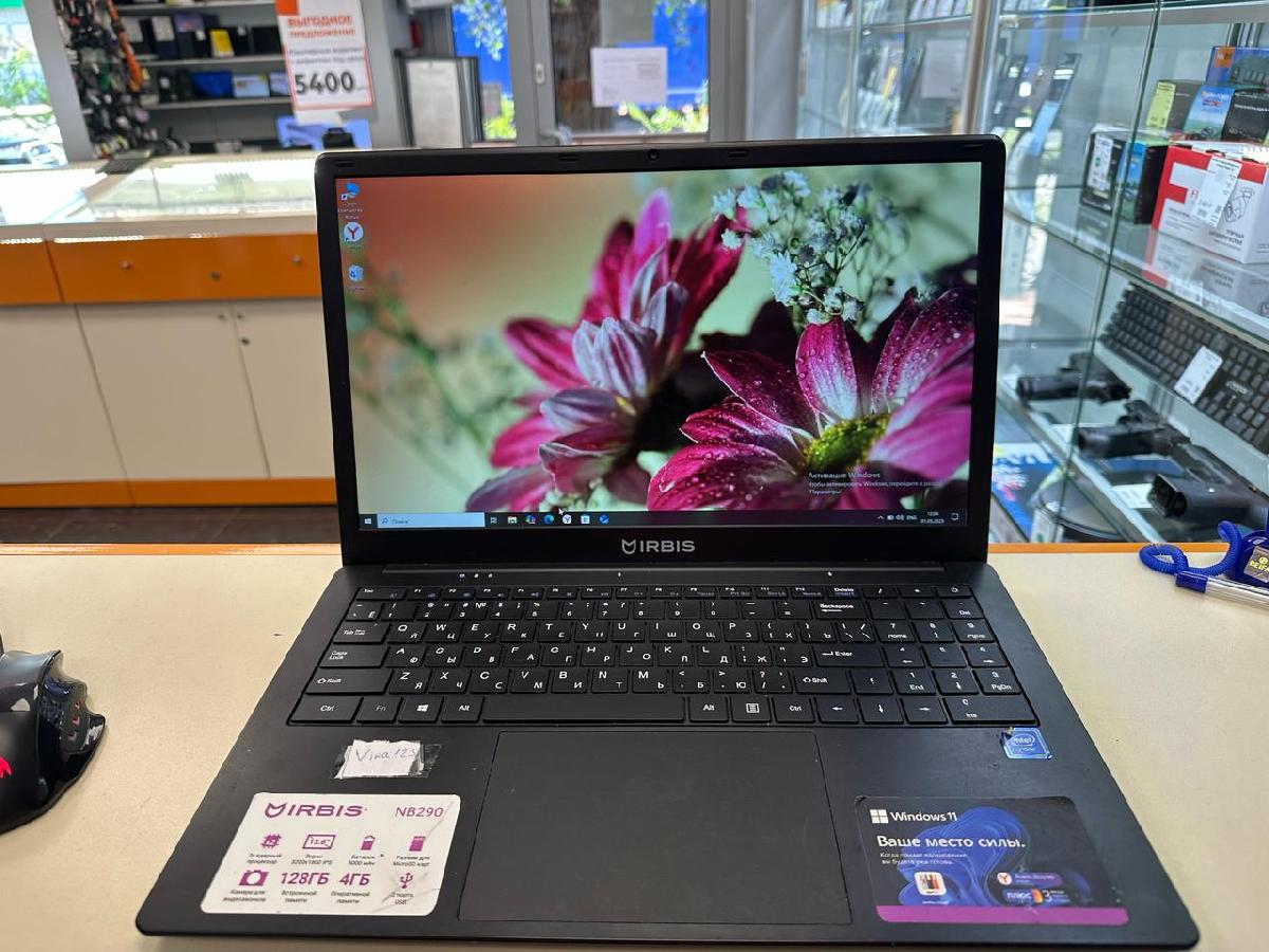 Ноутбук Irbis irbis nb290; Celeron N4020, HD Graphics, 8 Гб, 128 Гб, Нет